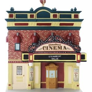 2022 Disney Parks Main Street Cinema Miniature Christmas Ornament - NEW
